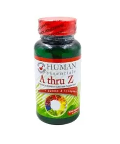 Human Essentials A Thru Z (Multi vitamins &Minerals ) 90 Tablets Kuwait هيومان اسينشيالز ايه ثرو زد (فيتامينات متعددة & معادن) 90حبة الكويت