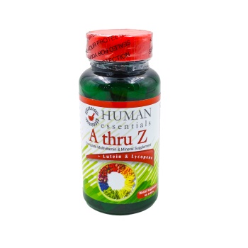 Human Essentials A Thru Z (Multi vitamins &Minerals ) 90 Tablets Kuwait هيومان اسينشيالز ايه ثرو زد (فيتامينات متعددة & معادن) 90حبة الكويت