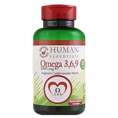Human Essentials Triple Omega 60 Capsule Kuwait هيومين اسينشيلز تريبل اوميجا 60 كبسولة الكويت