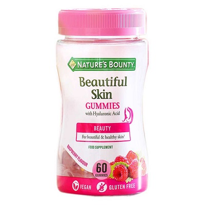 Nature's Bounty Beautiful Skin Gummies 60 Pieces Kuwait ناتشرز باونتي بيوتيفل سكين حلاوة 60 قطعة الكويت