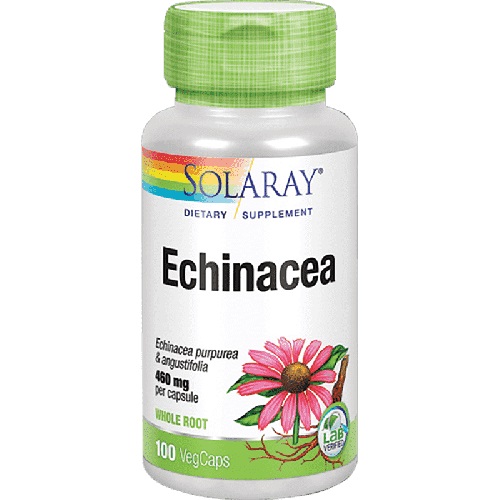 Solaray Echinacea 100 Capsules 440 Mg immune system Kuwait سولاراى اكناشيا لزيادة المناعة 100 كبسولة الكويت