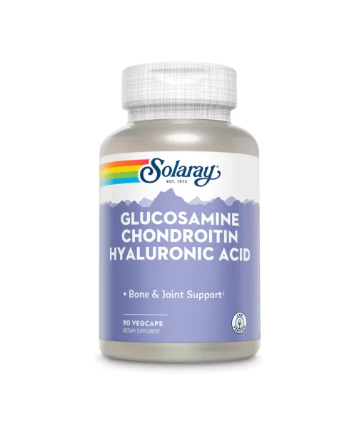 Solaray Glucosamine Chondroitin Hyaluronic Acid 90 Capsules Kuwait كبسولات سولارى للمفاصل جلوكوزأمين كوندرويتين هيلورونيك أسيد الكويت 2