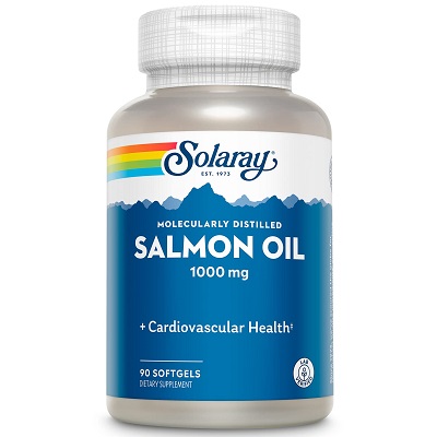 Solaray Salmon Fish Oil 1000 Mg 90 Capsules Kuwait سولاراي زيت سمك السالمون 100 مج 90 كبسولة الكويت