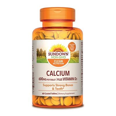 Sundown Calcium 600 Mg 60 Tablets Kuwait صن داون كالسيوم 600 مجم 60 قرص الكويت