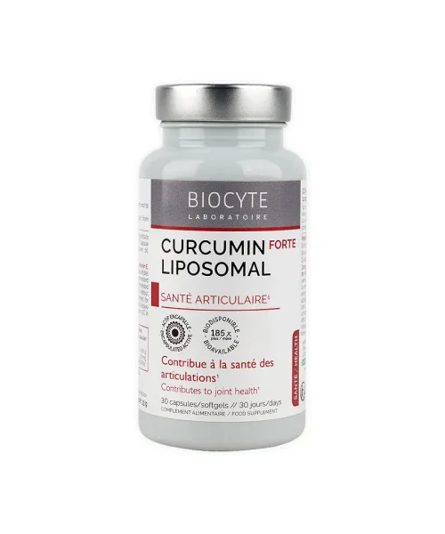 Biocyte Curcumin Forte Liposomal 30 Capsules Kuwait بيوسايت كركمين فورت ليبوزومال 30 كبسولة الكويت