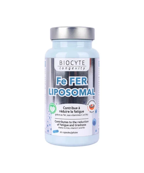 Biocyte Fer Liposomal 30 Capsules Kuwait بايوسيت فير ليبوسومال 30 كبسولة الكويت 2