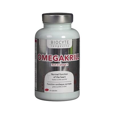 Biocyte Omegakrill 90 Capsules Kuwait بيوسايت اوميجا كريل 90 كبسولة الكويت