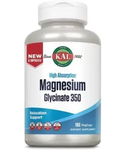 KAL Magnesium Glycinate 350 - 160 Capsules Kuwait كال ماغنيسيوم جلايسينيت 350 - 160كبسوله الكويت