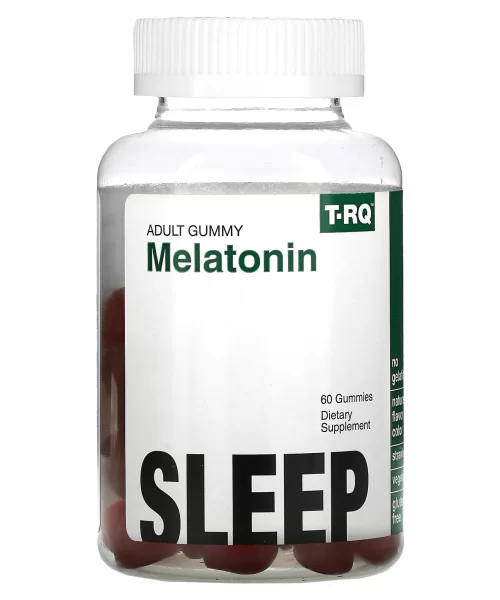 TRQ Melatonin 5 mg 60 Gummies For Sleep Kuwait تى ار كيو ميلاتونين 5 مج 60 قطعة حلاوة للمضغ للنوم الكويت