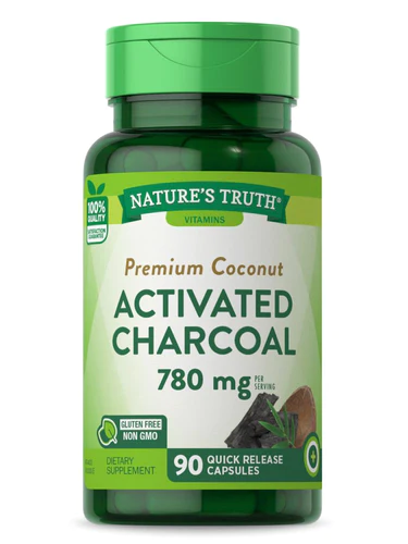 Nature's Truth Activated Charcoal 780 mg For Digestion 90 Capsules Kuwait نيتشرز تروث كبسولات فحم نشط 780 مج للهضم 90 كبسولة الكويت