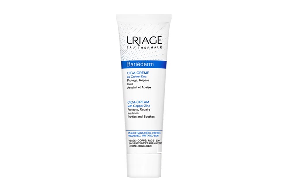 Uriage Bariederm Cica Cream With Zinc 100 ML Kuwait 1 يورياج باريديرم سيكا كريم مع الزنك حماية الشمس +50 إس بي إف مناسب للبشرة الحساسة و المتهيجة 100 مل الكويت