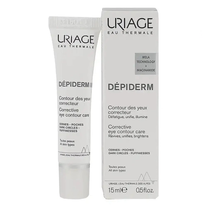 Uriage Depiderm Corrective Eye Contour Care 15 ML Kuwait يورياج آي كونتور مفتح لمحيط العينين ديبيدرم كوريكتيف اي كونتور كير 15 مل الكويت