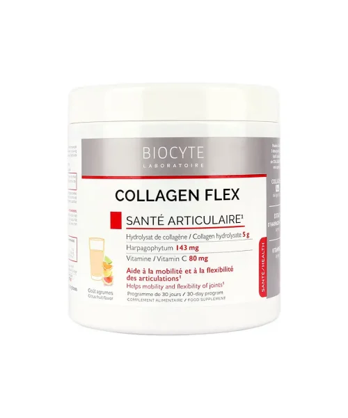 Biocyte Collagen Flex Powder 240 G For Joints Kuwait بيوسايت كولاجين فلكس باودر 240 جم للمفاصل الكويت 1