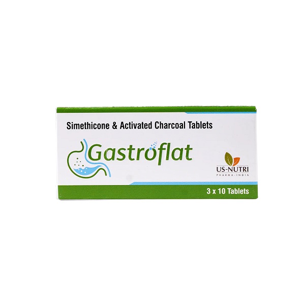 US Nutri Gastroflat 30 Tablets Kuwait يو اس نوترى جاستروفلات - 30 حبة الكويت