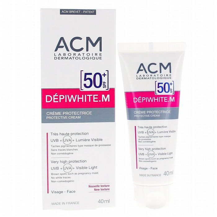 ACM Depiwhite.M SPF 50 + Protective Cream 40 ML Kuwait 1 ايه سي ام ديبي وايت ام كريم بعامل حماية 50+SPF 40مل الكويت