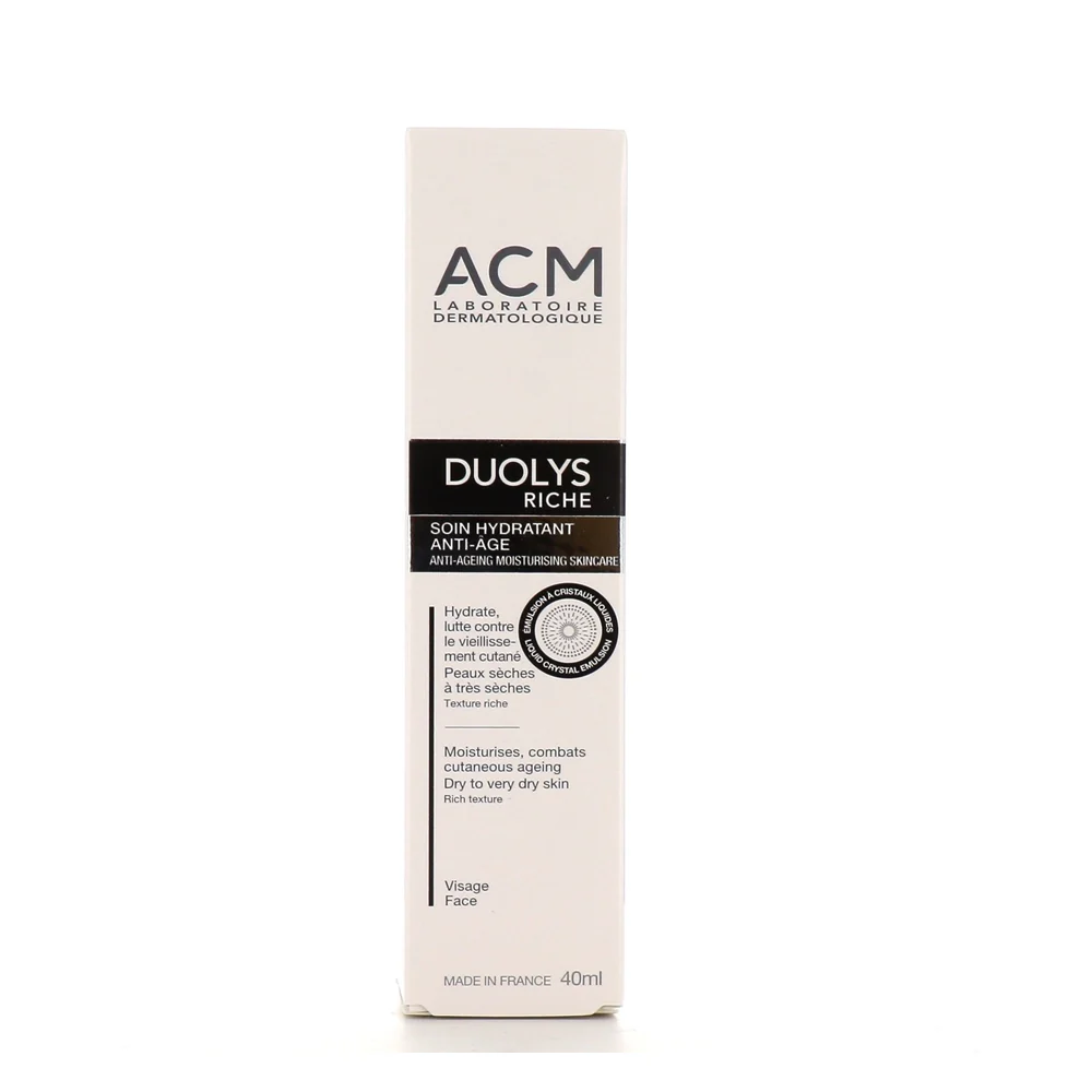 ACM Duolys Riche Anti Age Moisturising Cream 40 ML Kuwait اي سي ام ديوليس ريتش كريم غنى مرطب ومضاد للتجاعيد للبشرة الجافة جدا 40 مل الكويت