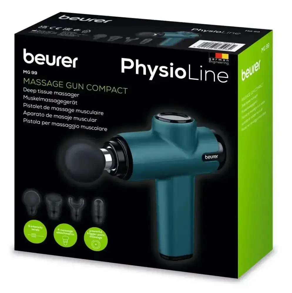 Beurer PhysioLine Massage Gun Compact MG99 Kuwait بيورر جهاز مساج فيزيولاين المحمول - ام جي99 الكويت
