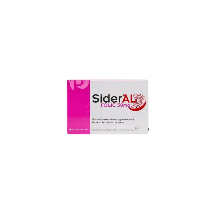 Pharmanutr-Sideral-Folic-30mg-20-Sticks-Kuwait-فارمانوتر-سيدرال-فوليك-30-مجم-20-كيس-الكويت.jpg
