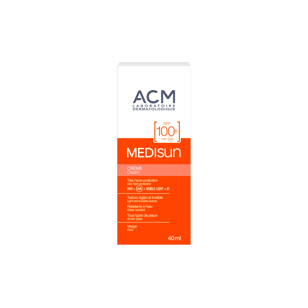 ACM Medisun SPF100+ Cream 40 ML Kuwait ايه سى ام ميدى صن بمعامل حماية 100+كريم 40 مل الكويت