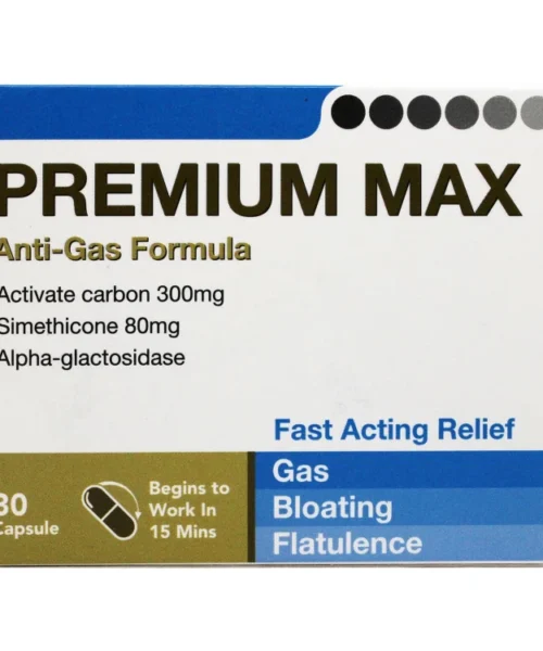 Fit 4 Life Premium Max Anti Gas 30 Capsules Kuwait فت فور لايف كبسولات غاز بريميوم ماكس 30 كبسولة الكويت