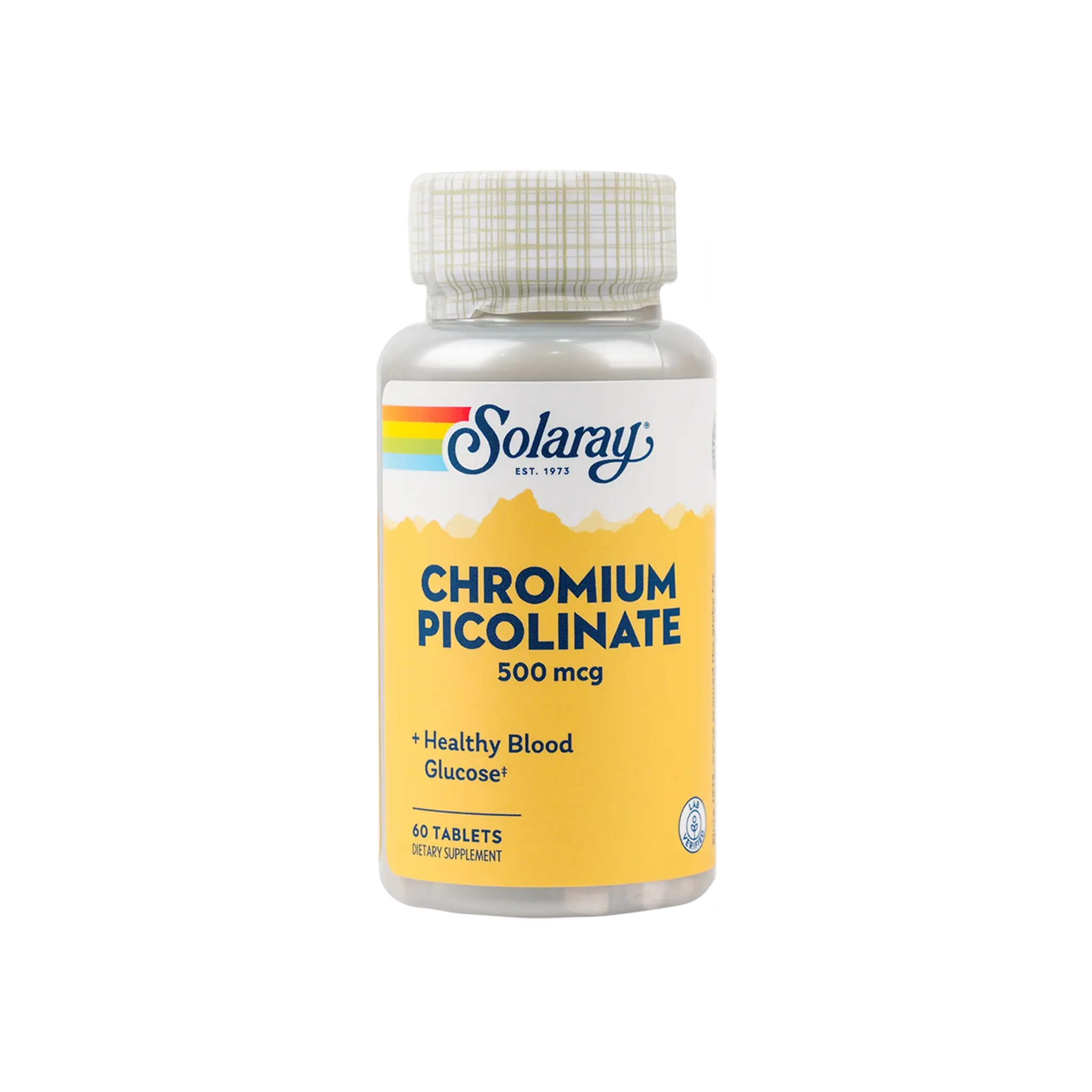 Solaray Chromium Picolinate 500 mcg 60 Tablets