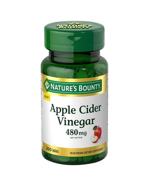 Natures Bounty Apple Cider Vinegar 480 mg 200 Tablets