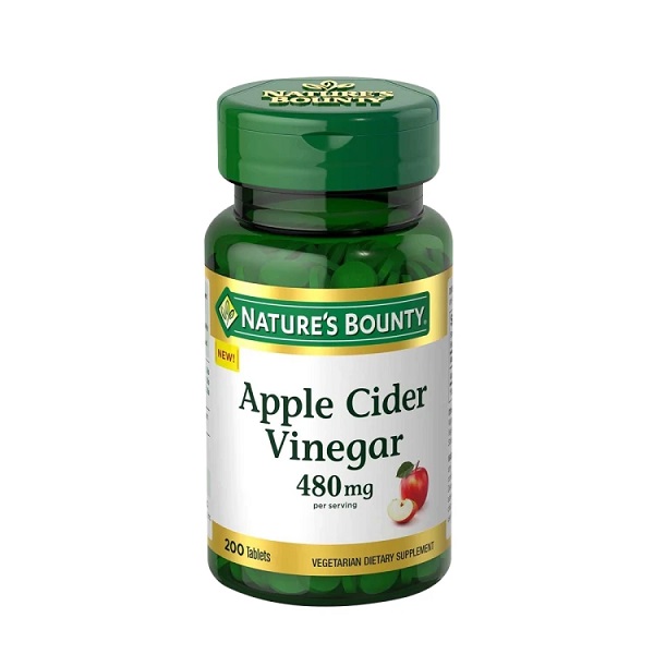 Natures Bounty Apple Cider Vinegar 480 mg 200 Tablets