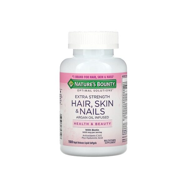 Nature's Bounty Hair Skin Nails 5,000 Biotin 150 Softgels