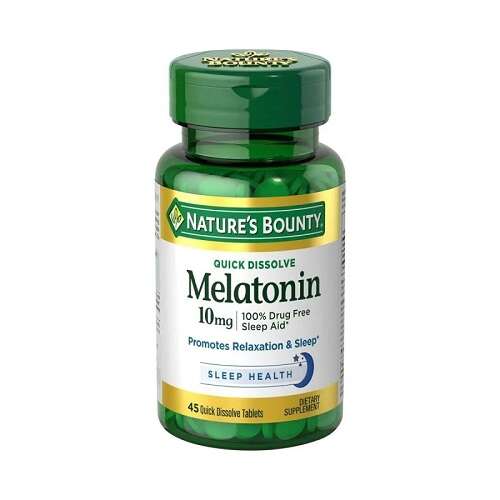 Nature's Bounty Melatonin 10MG 45 Tablets For Sleeping