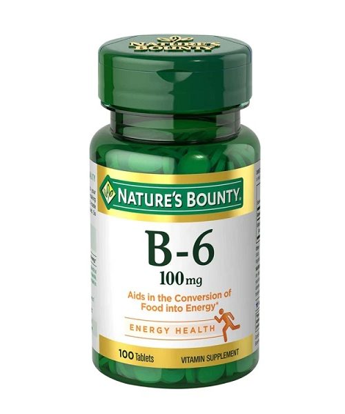 Nature's Bounty Vitamin B 6 - 100 MG 100 Tablets