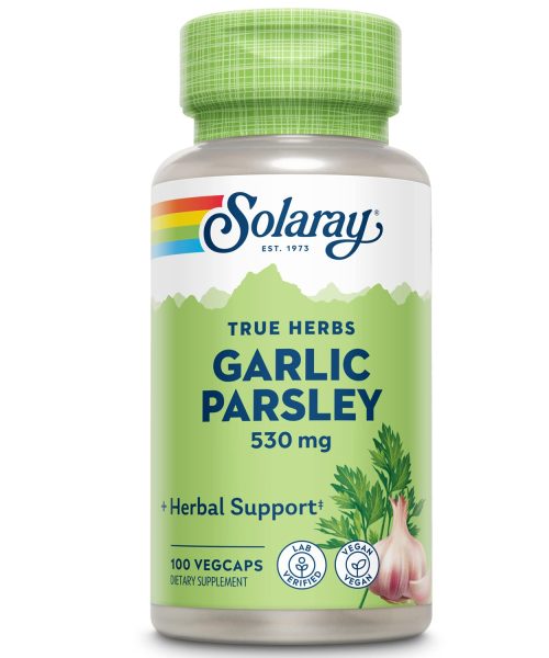 Solaray Garlic And Parsley 530MG 100 Capsules