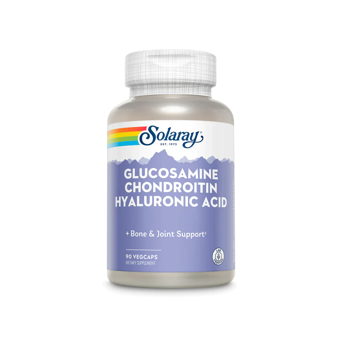 Solaray Glucosamine Chondroitin Hyaluronic Acid 90 Capsules For Joints