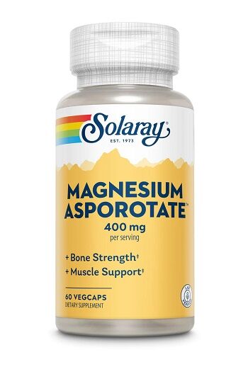 Solaray Magnesium Asporotate 400Mg 60 Capsules