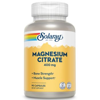Solaray Magnesium Citrate 400 Mg 90 Capsules