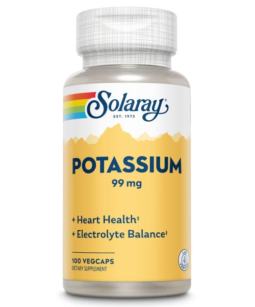 Solaray Potassium 99 MG 100 Capsules