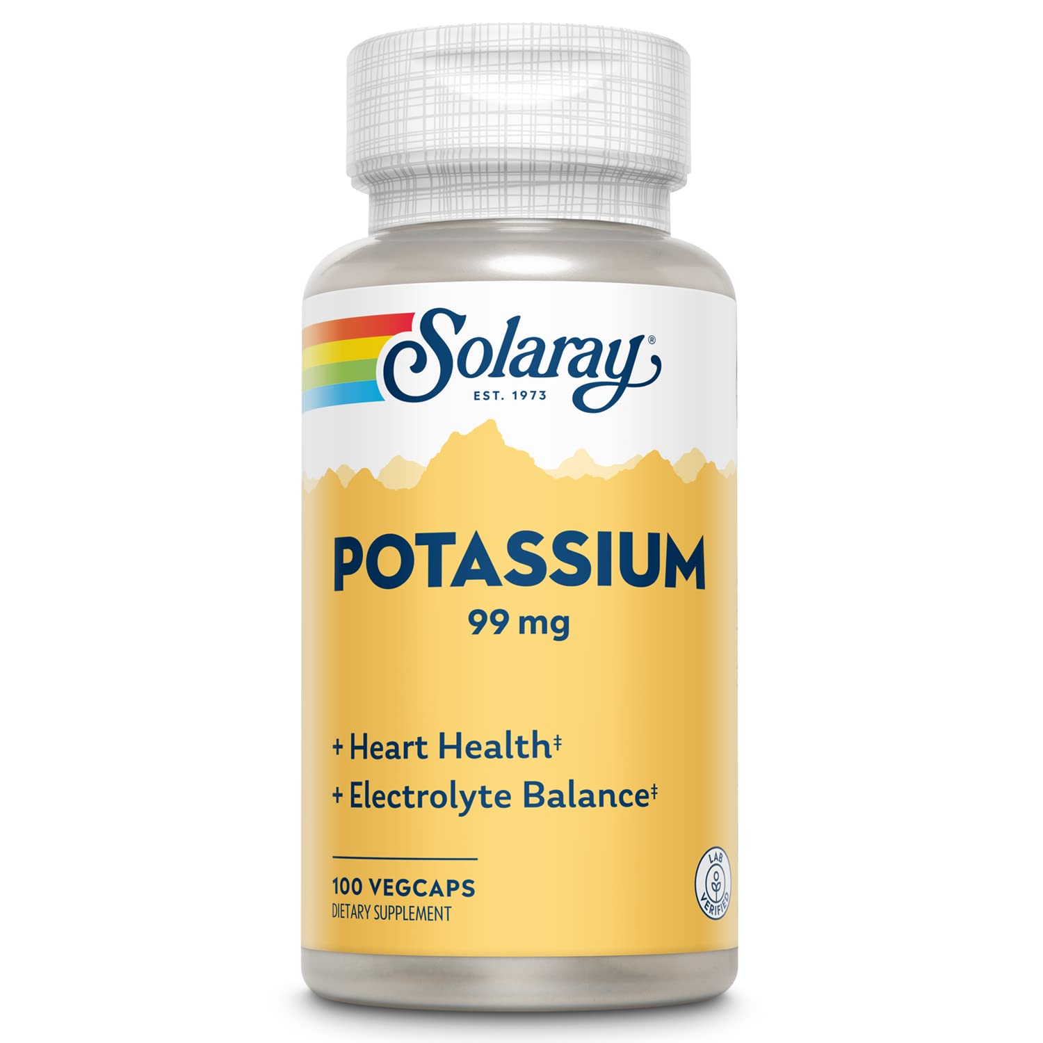 Solaray Potassium 99 MG 100 Capsules