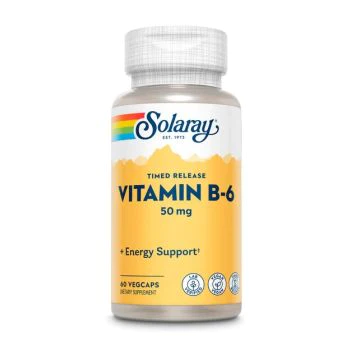 Solaray Vitamin B6 50 MG 60 Capsules