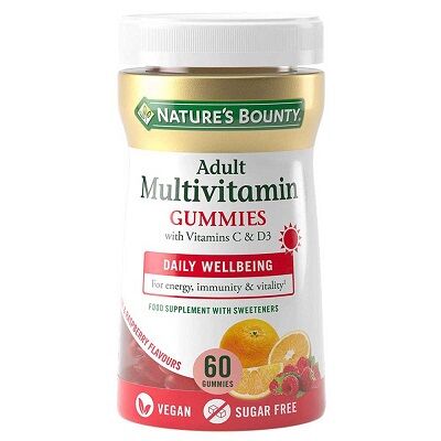 Nature's Bounty Adult Multi-vitamin 60 Gummies Sugar Free