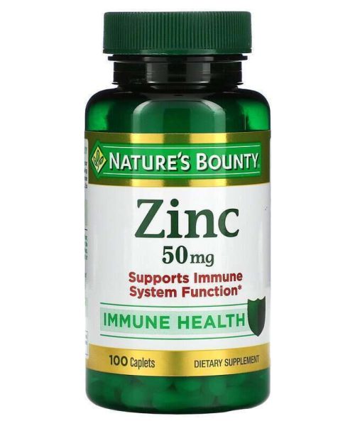 Nature's Bounty Zinc 50 mg 100 tablets
