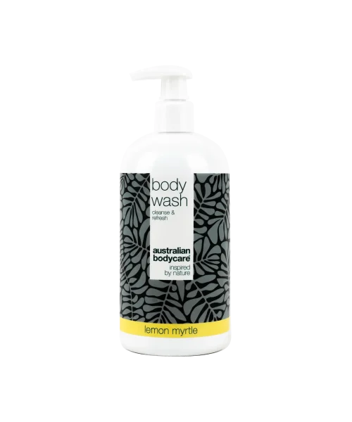 Australian Body Care Tea Tree Oil Body Wash Lemon Myrtle 500 ML Kuwait استراليان بودي كير غسول الجسم بزيت شجرة الشاي - ليمون ميرتل - 500 مل الكويت